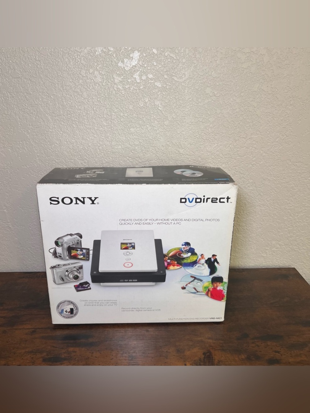 SONY VRD-MC1 DVDirect Multi-function DVD Recorder DAMAGED BOX